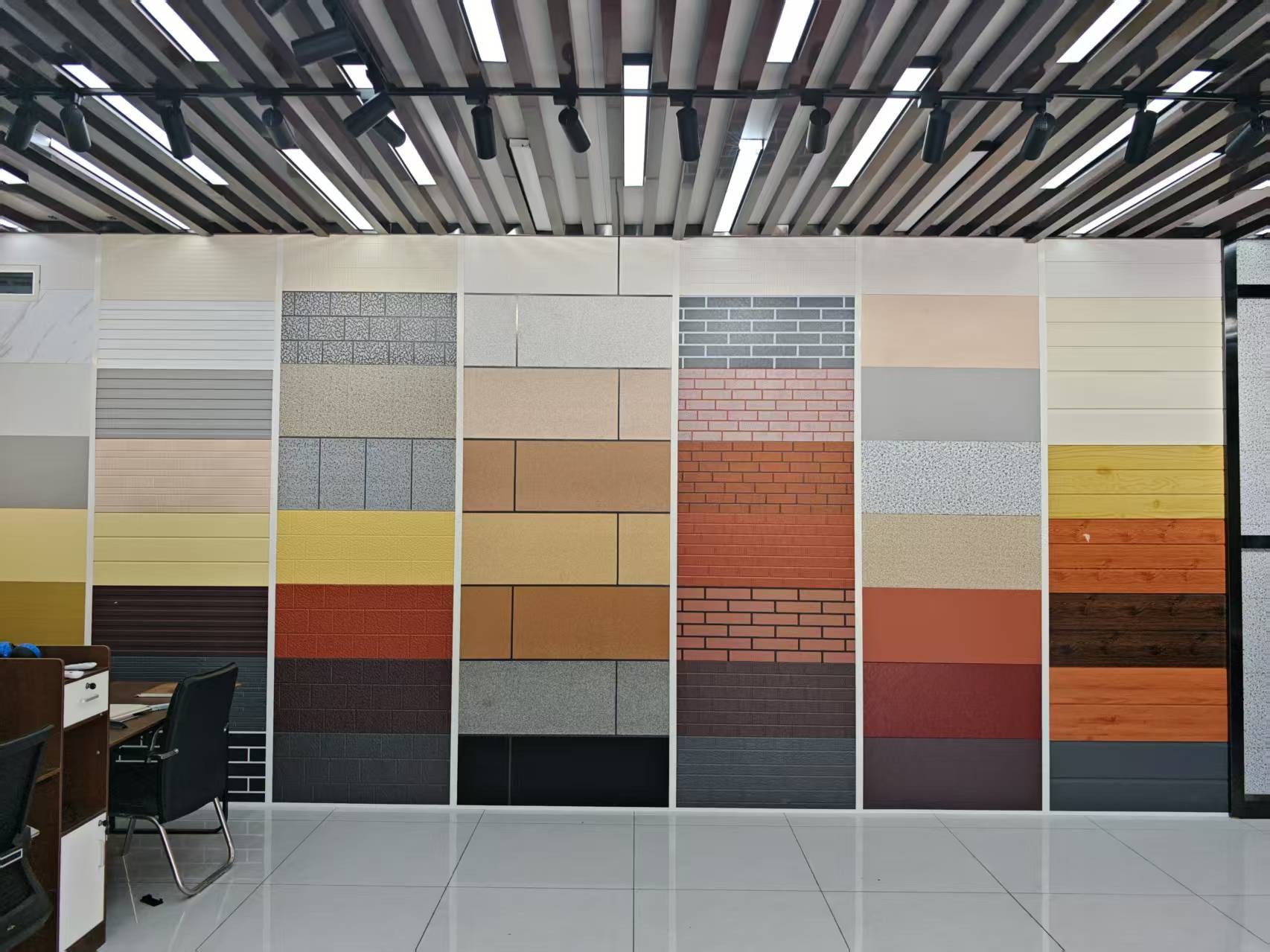 Wall panel finishes for commercial buildings